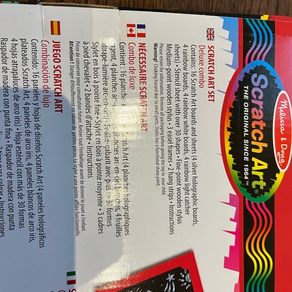 Deluxe unopened and unused scratch art kit - Picture 5 of 5